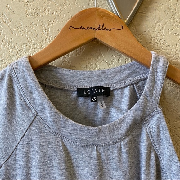 1. State one sleeve grey dress - Picture 2 of 4